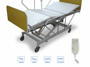 Aluguel de Cama Hospitalar Elétrica 3 Movimentos