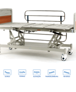 Cama hospitalar elétrica 6 movimentos