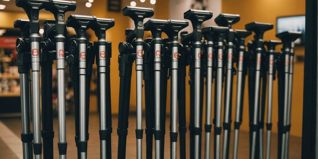 Crutches for rent at Medfort Rio de Janeiro store
