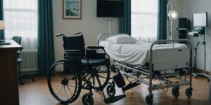 Hospital bed and wheelchair rental benefits together