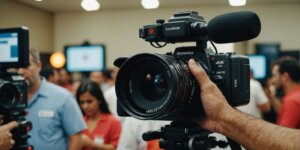 Equipamentos médicos em evento para conforto e segurança.