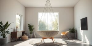 Cadeira de rodas moderna em ambiente claro