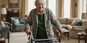 Aluguel de andadores com assento para idosos