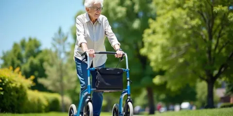Andadores com rodas dianteiras: Benefícios do aluguel