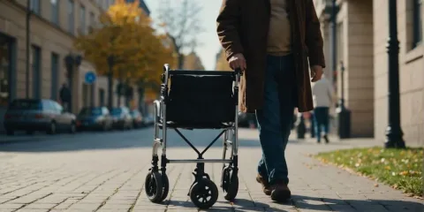 Peso máximo suportado pelo andador com rodas da Medfort