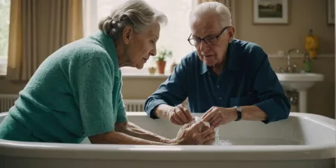 Como Dar Banho em Idoso com Alzheimer: Um Guia Prático