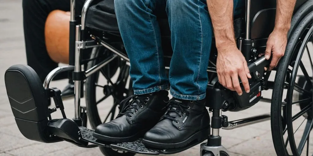 Como ajustar uma cadeira de rodas alugada para máximo conforto