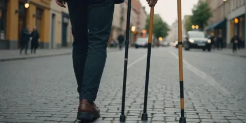 Diferença entre bengala e muleta: o que é melhor para você?