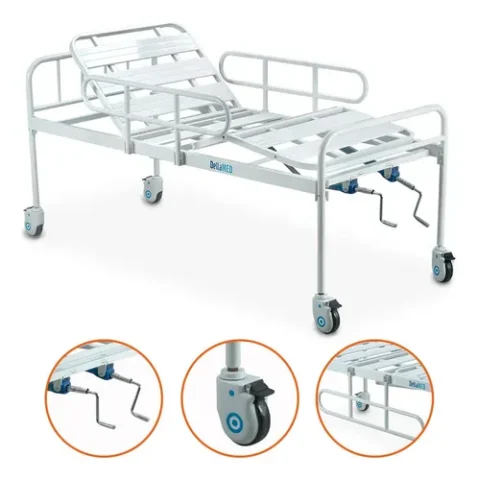 Aluguel de Cama Hospitalar Manual 2 Movimentos